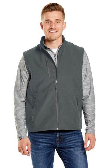 Men's Microfleece Lined Softshell Vest